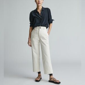Everlane Organic Cotton Twill Straight Leg Pant